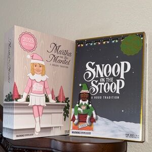 MARTHA AND SNOOP DOG ON A SHELF